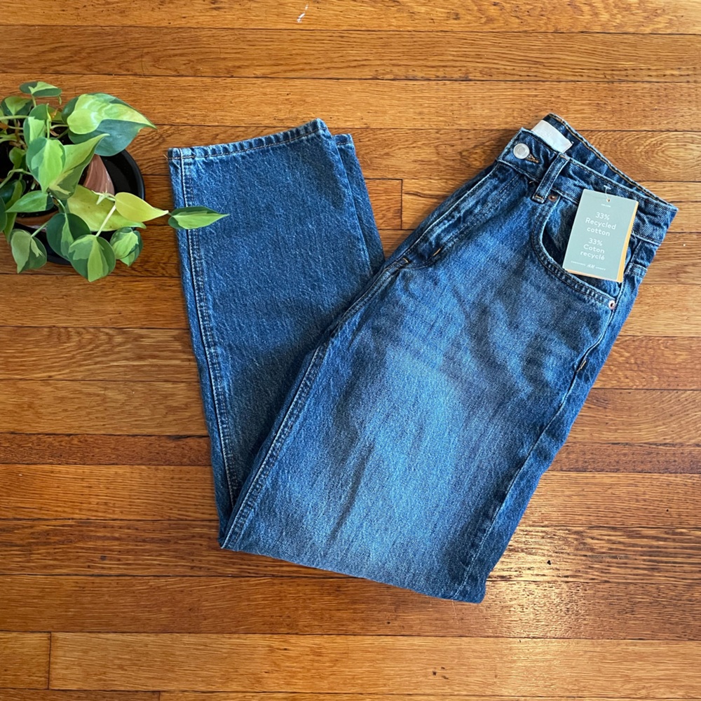 H&M straight leg jeans NWT